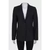 Black wool jacket