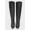 High boots without fasteners