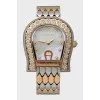Wristwatch with diamonds