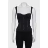 Black corset top