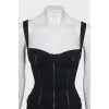 Black corset top
