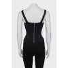 Black corset top