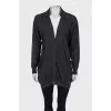 Gray cashmere cardigan