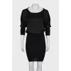 Black fitted dress