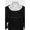 Black fitted dress