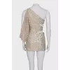 Cocktail dress with silver decor