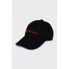 Black wool cap