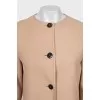 Double-sided lamb fur coat