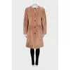 Double-sided lamb fur coat