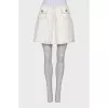 Skirt with contrast stitching