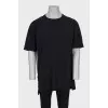 Чоловіча чорна oversize футболка