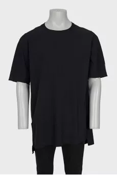 Чоловіча чорна oversize футболка