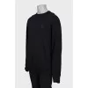 Men's black sweatshirt with tag