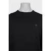 Men's black sweatshirt with tag