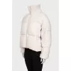 Merino wool zippered down jacket