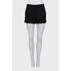 Short wool shorts