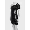 Sequined cocktail dress