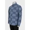 Men's Plaid Shirt with Monogram