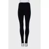 Skinny leggings with stripes