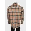 Men's shirt with a signature print