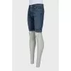Men's denim shorts with pockets