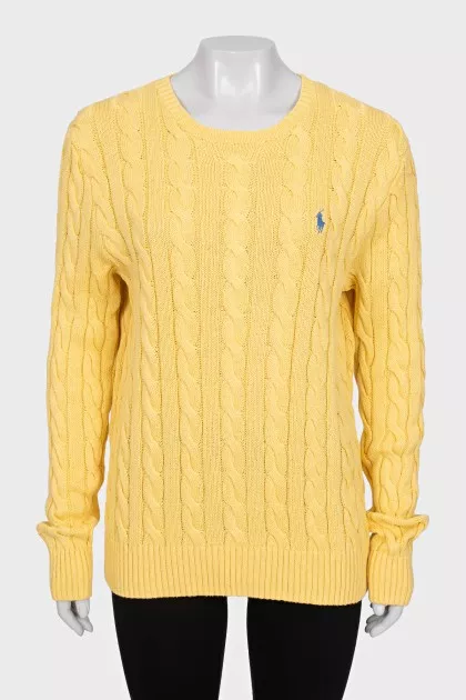 Straight-cut jumper with textured knit