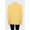Straight-cut jumper with textured knit