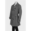 Men's coat with a small print