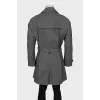 Men's coat with a small print