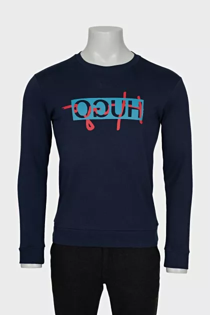 Men's blue sweatshirt