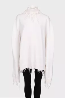 Oversized merino wool jumper