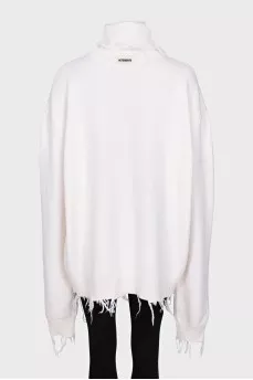 Oversized merino wool jumper