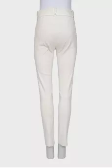 Skinny leather trousers
