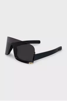 Black sunglasses mask
