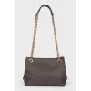 Brown canvas bag