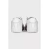 Men's white leather sneakers