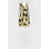 Front zipper mini dress