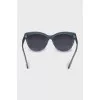 Sunglasses with blue frames