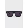 Black sunglasses with white trim