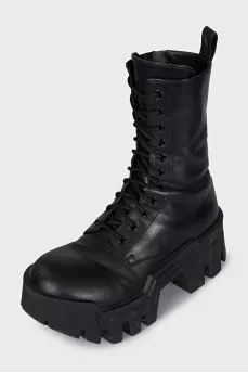 Bulldozer leather boots