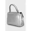 Silver crossbody with crystals