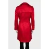 Шовковий плащ на кнопках
