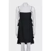 Ruffled dress with thin straps
