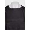 Gray silk dress