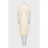 White dress with short sleeves