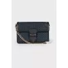 Black wicker bag