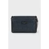 Black wicker bag