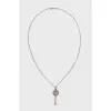 Silver key pendant