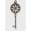 Silver key pendant