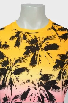 Men's sweatshirt with palm trees with tag